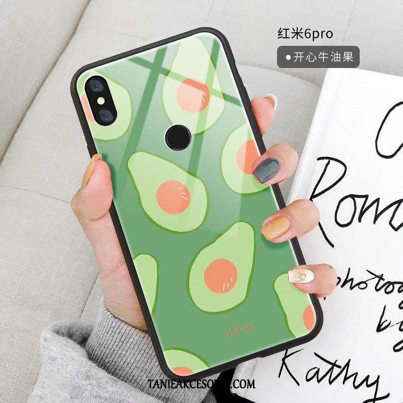 Etui Xiaomi Redmi Note 6 Pro Czerwony Netto Kreatywne Nowy, Pokrowce Xiaomi Redmi Note 6 Pro Anti-fall Kreskówka Silikonowe Beige