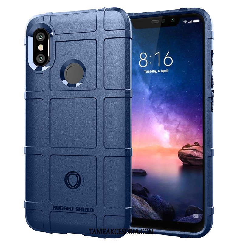 Etui Xiaomi Redmi Note 6 Pro Osobowość Czerwony Anti-fall, Obudowa Xiaomi Redmi Note 6 Pro Miękki Niebieski Telefon Komórkowy Beige