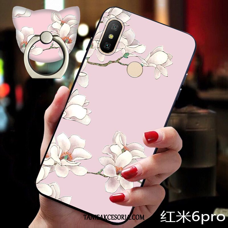 Etui Xiaomi Redmi Note 6 Pro Wiatr Oryginalny Modna Marka, Futerał Xiaomi Redmi Note 6 Pro Osobowość Silikonowe Ochraniacz Beige