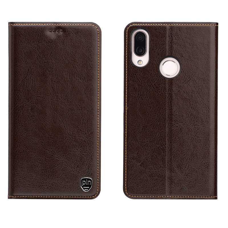 Etui Xiaomi Redmi Note 7 All Inclusive Anti-fall Skórzany Futerał, Obudowa Xiaomi Redmi Note 7 Czerwony Mały Ochraniacz Braun Beige