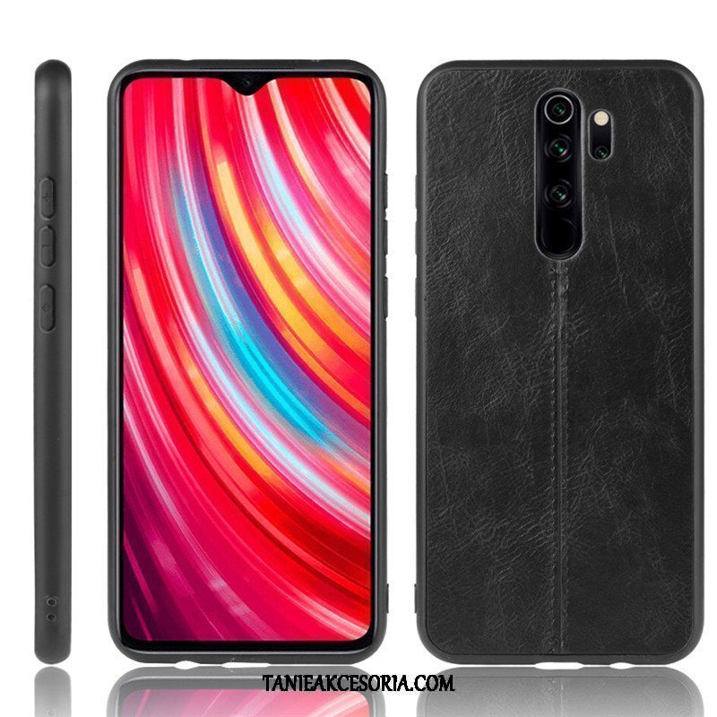 Etui Xiaomi Redmi Note 8 Pro Czarny Czerwony Mały, Obudowa Xiaomi Redmi Note 8 Pro Ochraniacz Telefon Komórkowy Skóra Beige