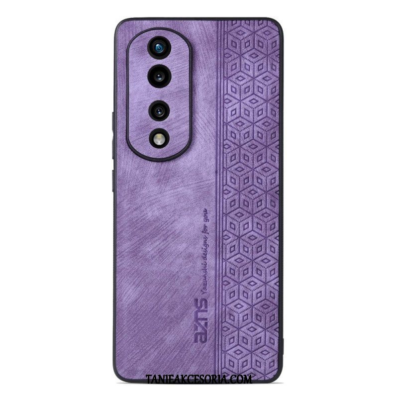 Etui do Honor 70 Efekt Skóry Azns