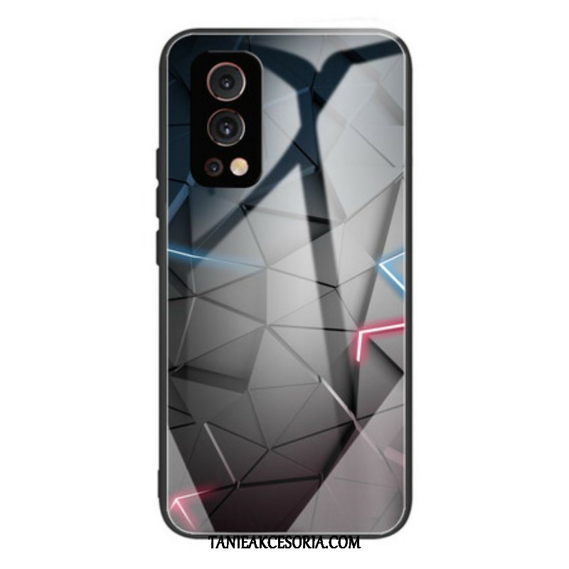 Etui do OnePlus Nord 2 5G Geometria Szkła Hartowanego