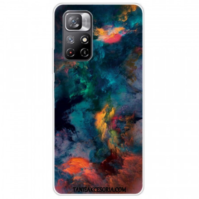 Etui do Poco M4 Pro 5G Kolorowe Chmury