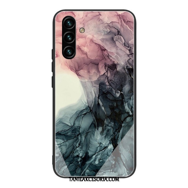 Etui do Samsung Galaxy A13 5G / A04s Marmurowe Szkło Hartowane