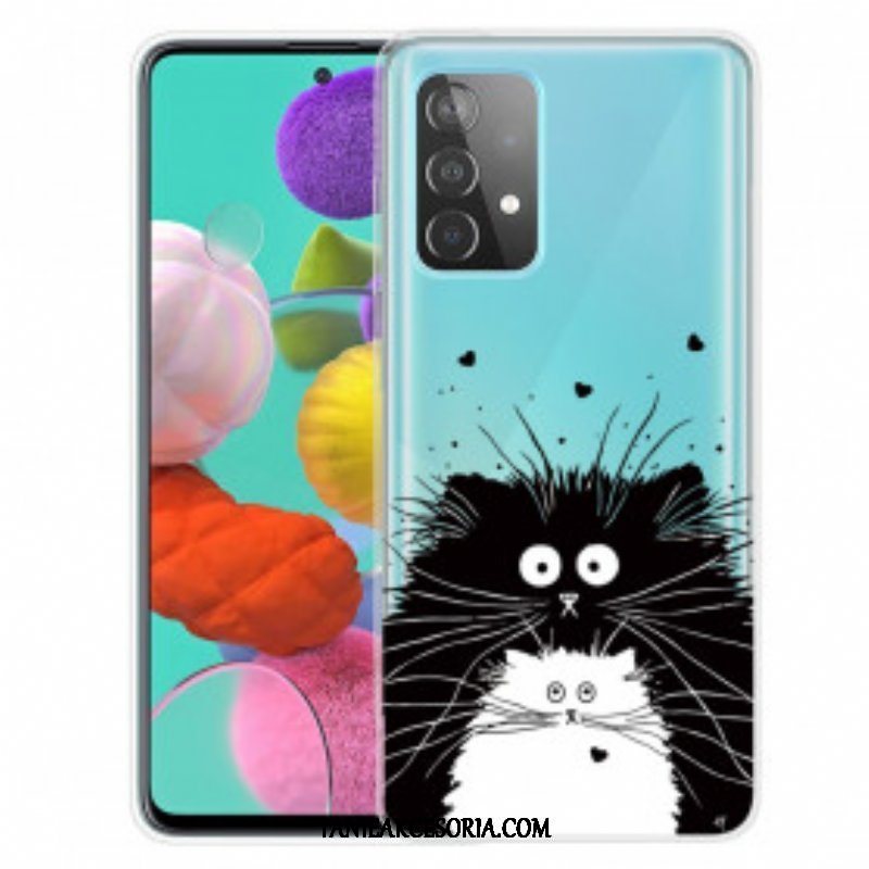 Etui do Samsung Galaxy A52 4G / A52 5G / A52s 5G Spójrz Na Koty