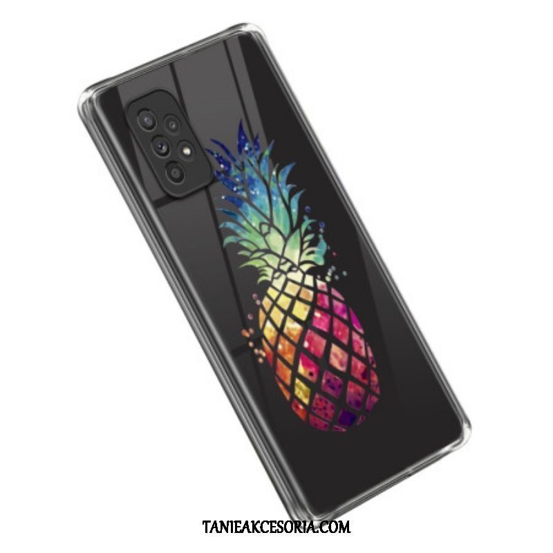 Etui do Samsung Galaxy A53 5G Przezroczysty Ananas