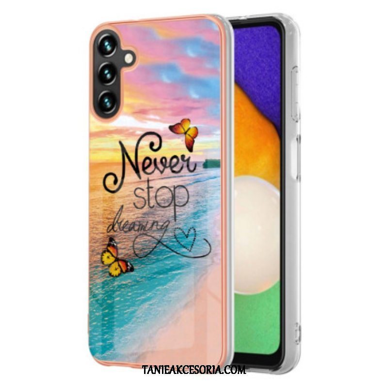 Etui do Samsung Galaxy A54 5G Nigdy Nie Śnij Motyli