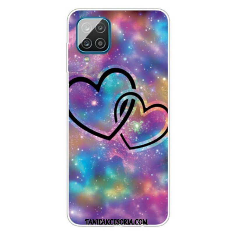 Etui do Samsung Galaxy M12 / A12 Przykute Serca