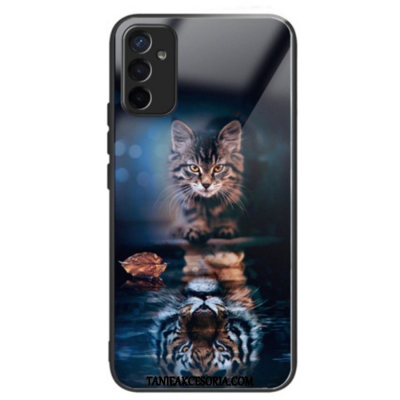 Etui do Samsung Galaxy M13 Kot Ze Szkła Hartowanego