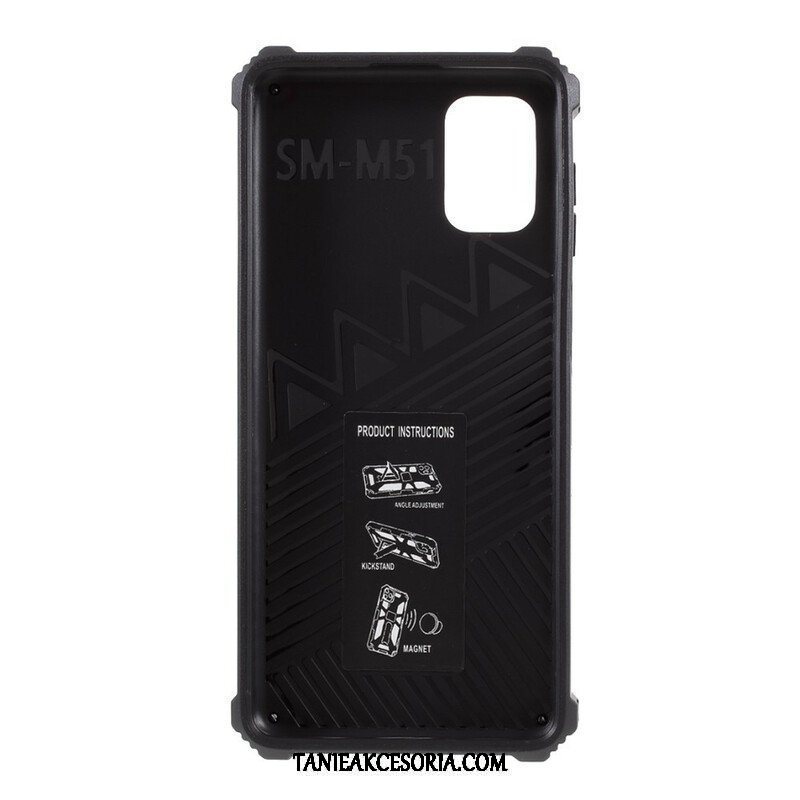 Etui do Samsung Galaxy M51 Z Wyjmowanym Stojakiem