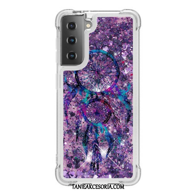 Etui do Samsung Galaxy S21 5G Brokatowy Łapacz Snów