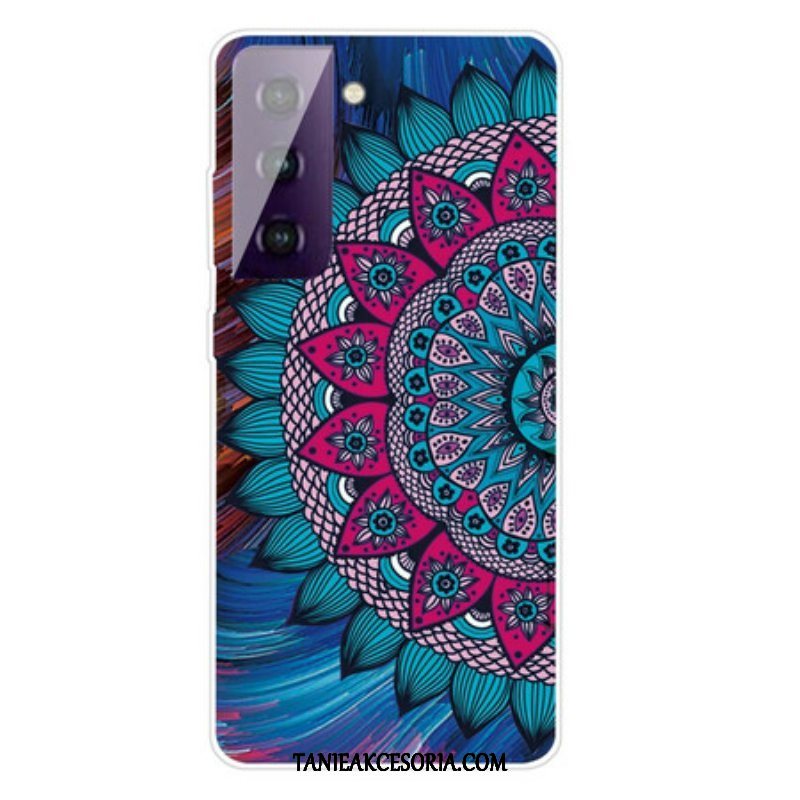 Etui do Samsung Galaxy S21 FE Kolorowa Mandala