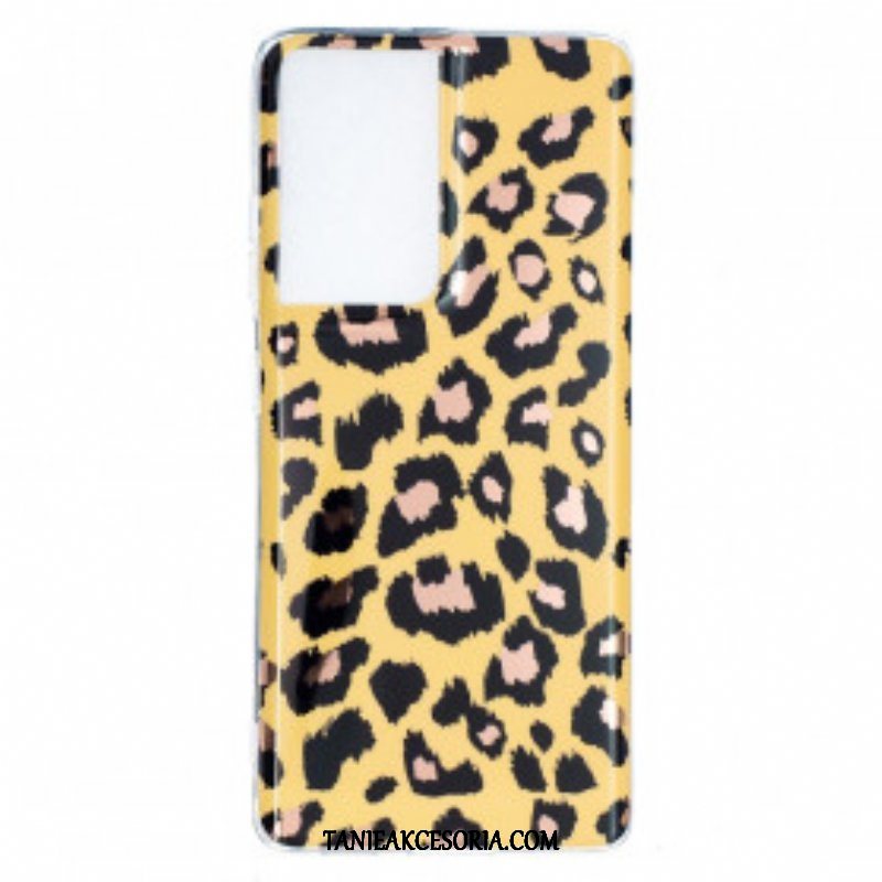 Etui do Samsung Galaxy S21 Ultra 5G Marmur W Stylu Lamparta