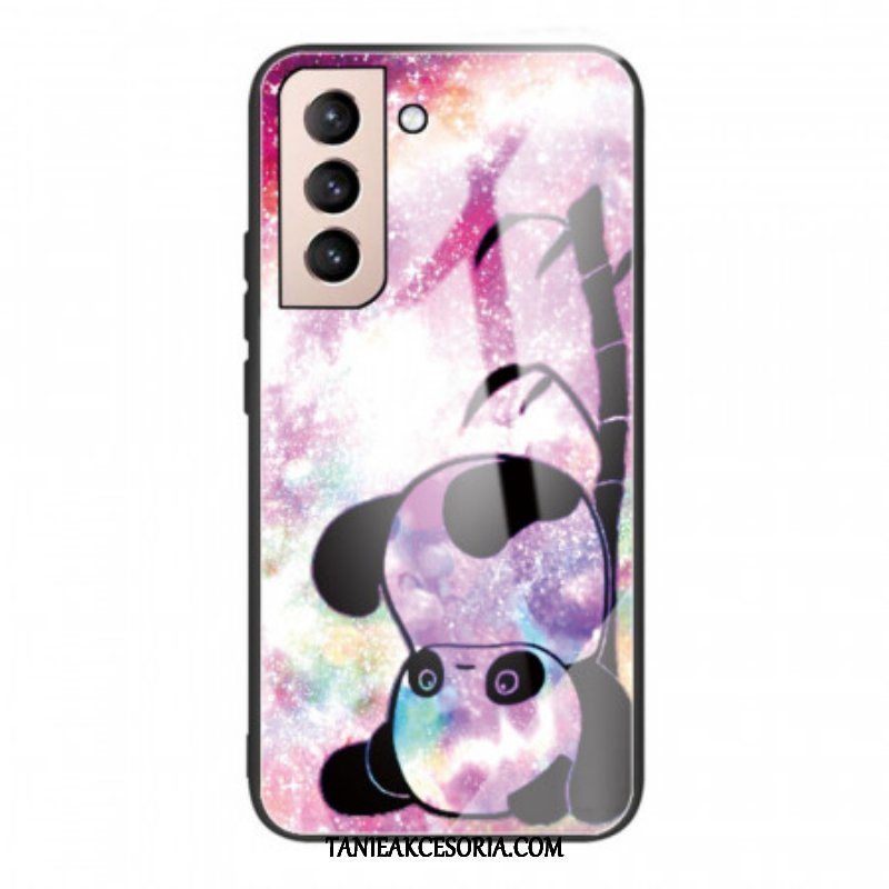 Etui do Samsung Galaxy S22 5G Panda I Bambusowe Szkło Hartowane