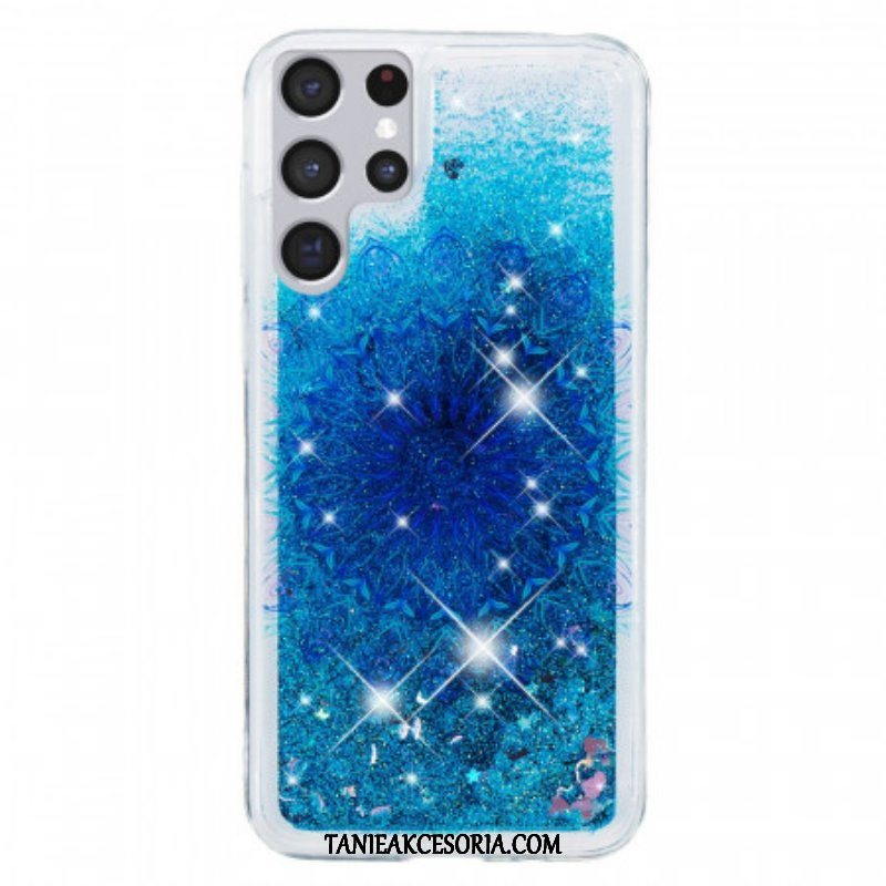 Etui do Samsung Galaxy S22 Ultra 5G Brokatowa Mandala