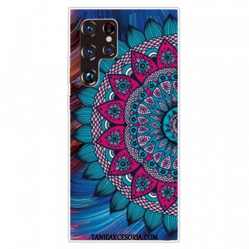 Etui do Samsung Galaxy S22 Ultra 5G Kolorowa Mandala