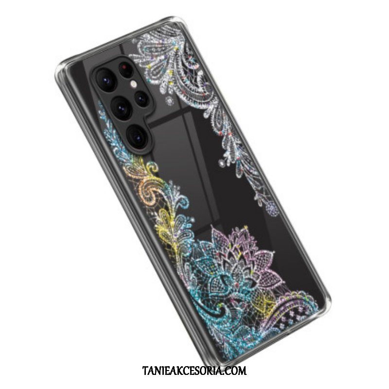 Etui do Samsung Galaxy S23 Ultra 5G Bezszwowa Koronkowa Mandala