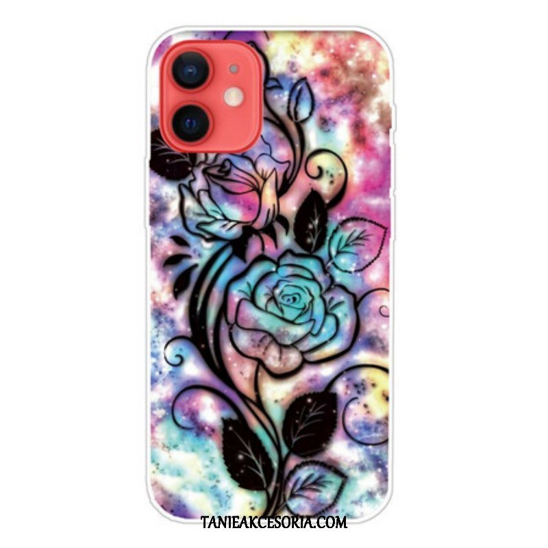 Etui do iPhone 13 Mini Graficzny Kwiat