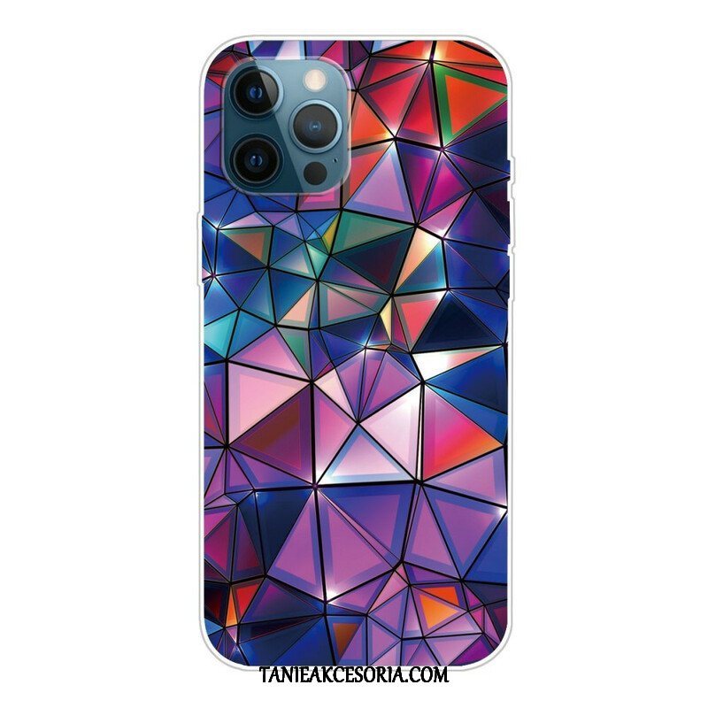 Etui do iPhone 13 Pro Max Elastyczna Geometria