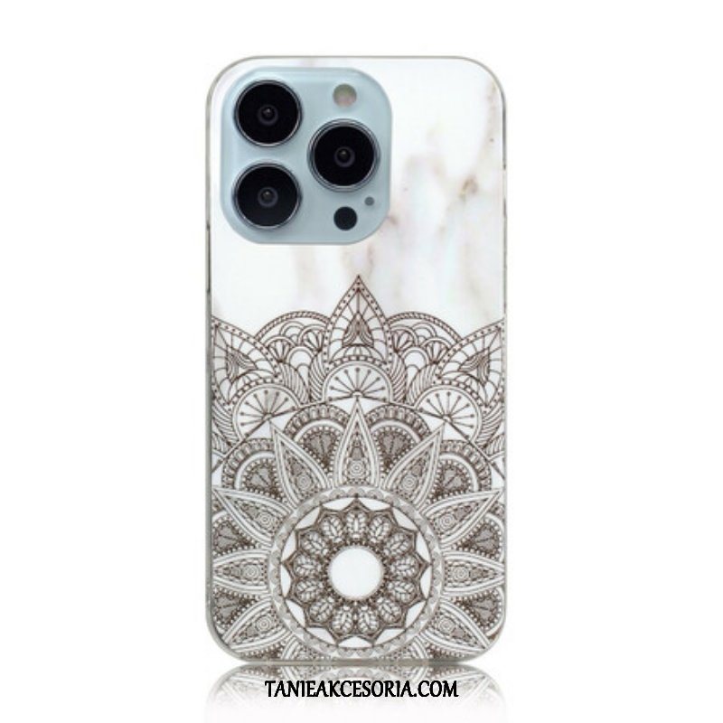 Etui do iPhone 13 Pro Max Marmurkowa Mandala