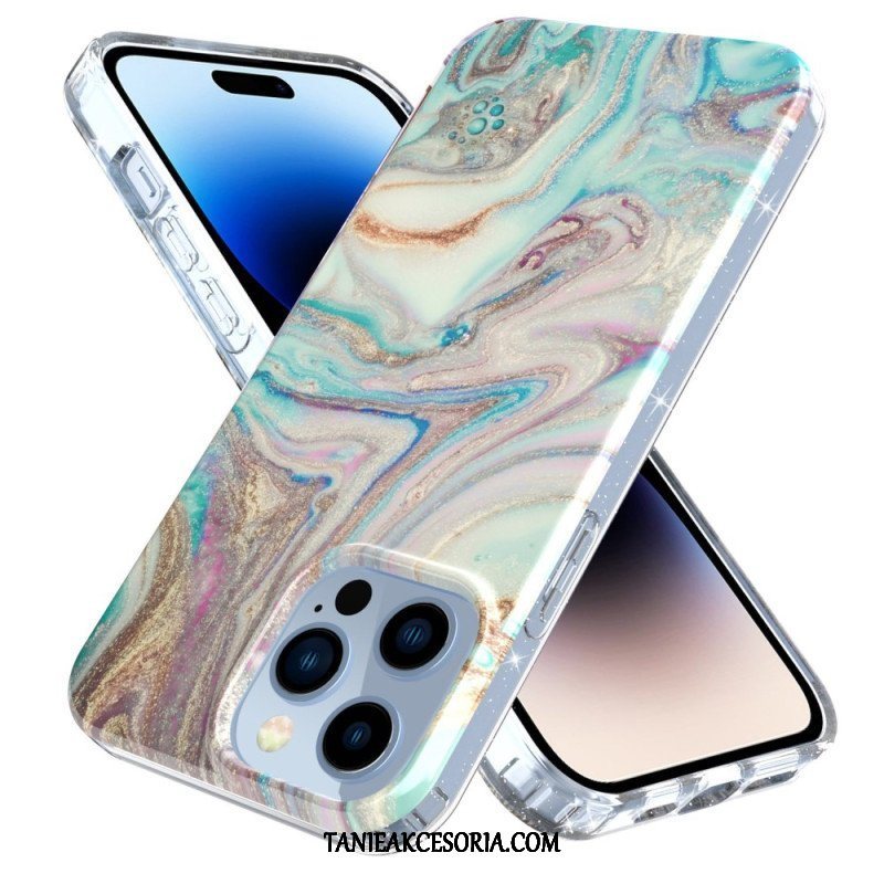 Etui do iPhone 14 Pro Pojedynczy Marmur