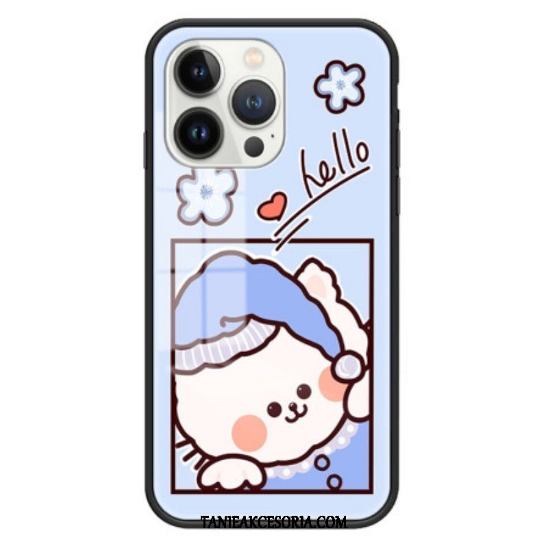 Etui do iPhone 15 Pro Szkło Hartowane Blue Cat