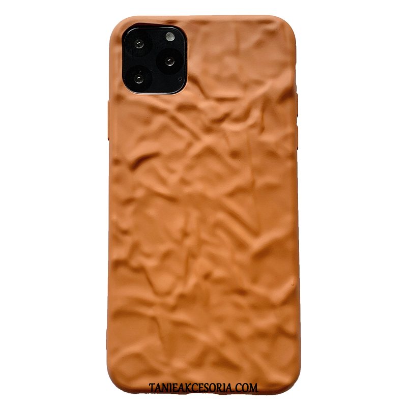 Etui iPhone 11 Pro Max All Inclusive Anti-fall Ochraniacz, Pokrowce iPhone 11 Pro Max Miękki Żółty Nubuku Orange