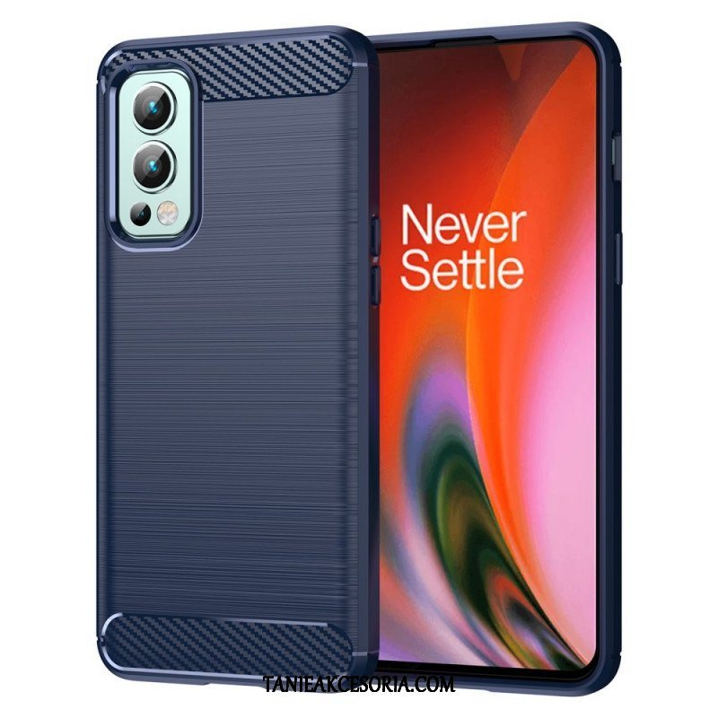 Futerały do OnePlus Nord 2 5G Szczotkowane Włókno Węglowe