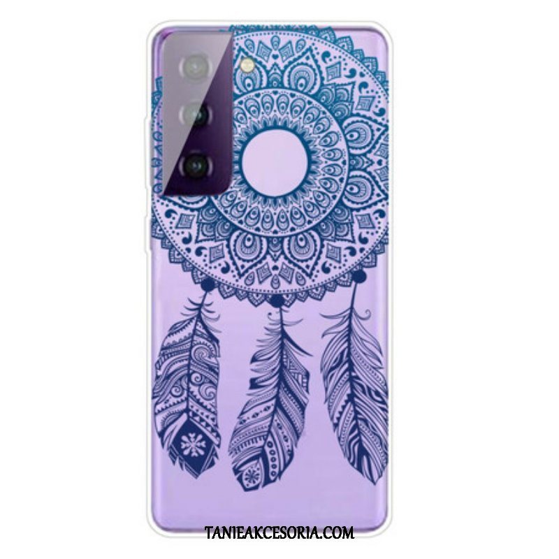 Futerały do Samsung Galaxy S21 FE Mandala Z Pojedynczym Kwiatem