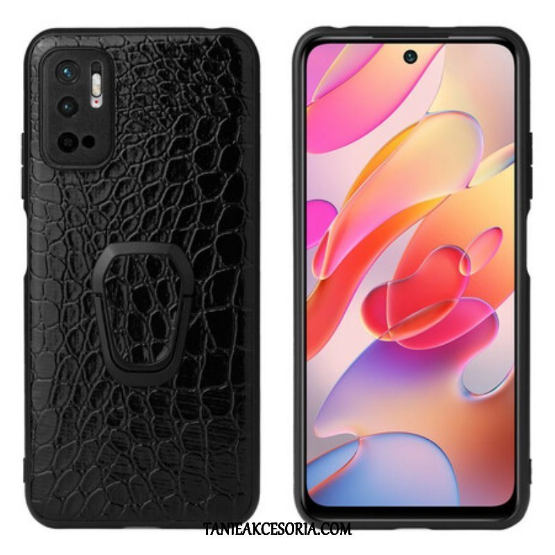 Futerały do Xiaomi Redmi Note 10 5G Wsparcie Pierścienia Krokodyla