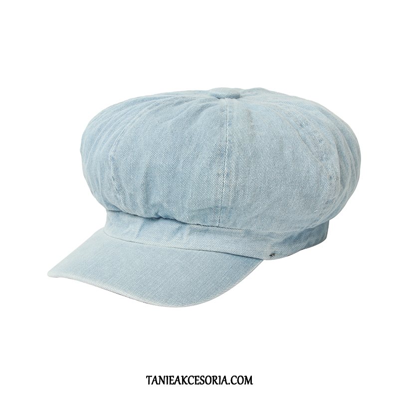 Męskie Kapelusz Wszystko Pasuje Vintage Damska, Kapelusz Czapka Casual Denim Blau