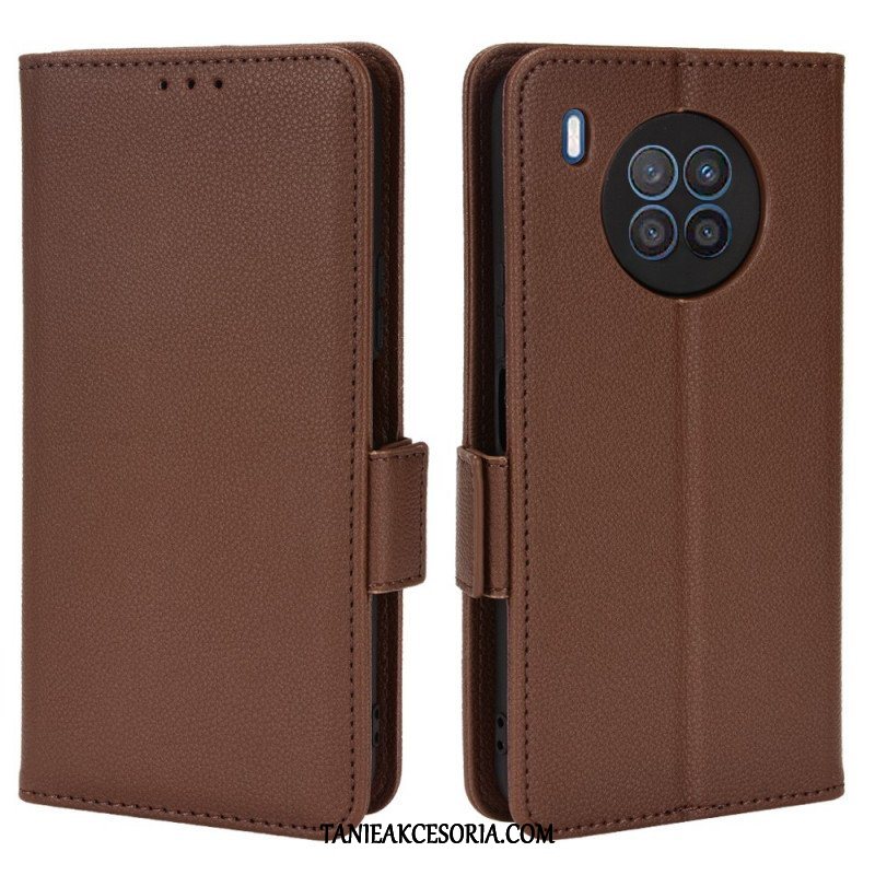 Obudowa Etui Na Telefon do Honor 50 Lite Etui Folio Flap Double Litchi Nowe Kolory