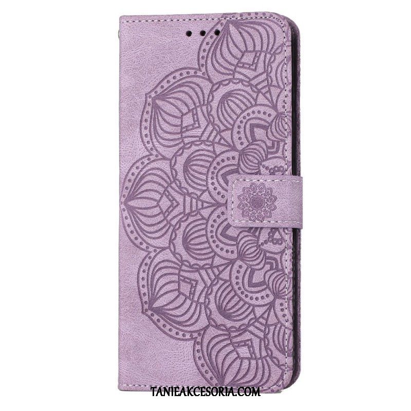 Obudowa Etui Na Telefon do Samsung Galaxy S23 5G z Łańcuch Paskowata Mandala